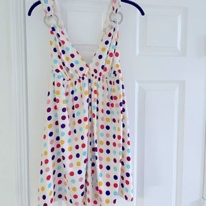 Silk mini babydoll dress - 2